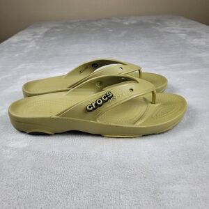 Crocs All Terrain Green Flip Flops Sandals Size Men 10 / Women 12